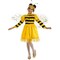 5 O'Reet Bumblebee Bee Girls Size XS 2/4 Wings Headband Dress Yellow Costume 5 OReet